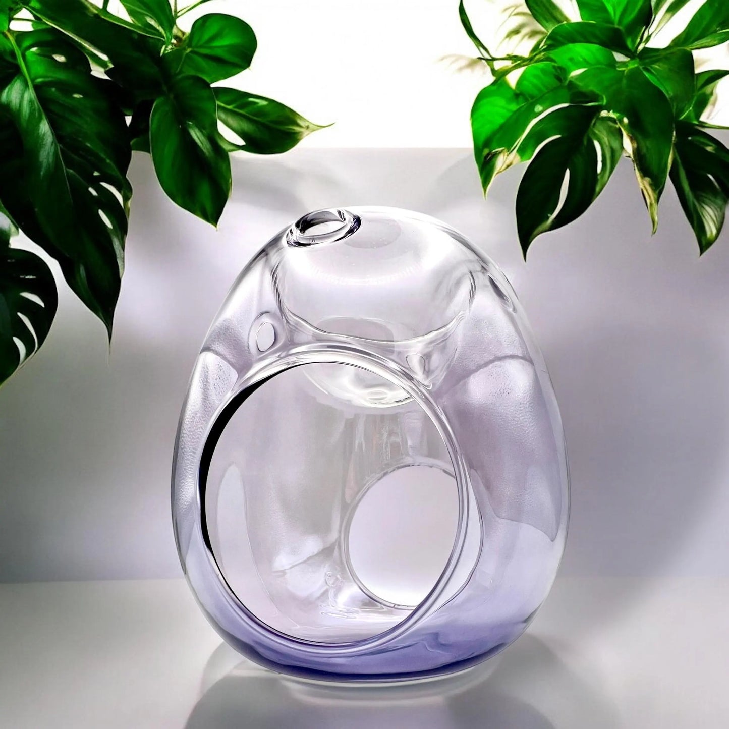 Pearl Glass Wax Melt Burner - Perfect for Wax Melts, Essential Oils & Fragrance Oils