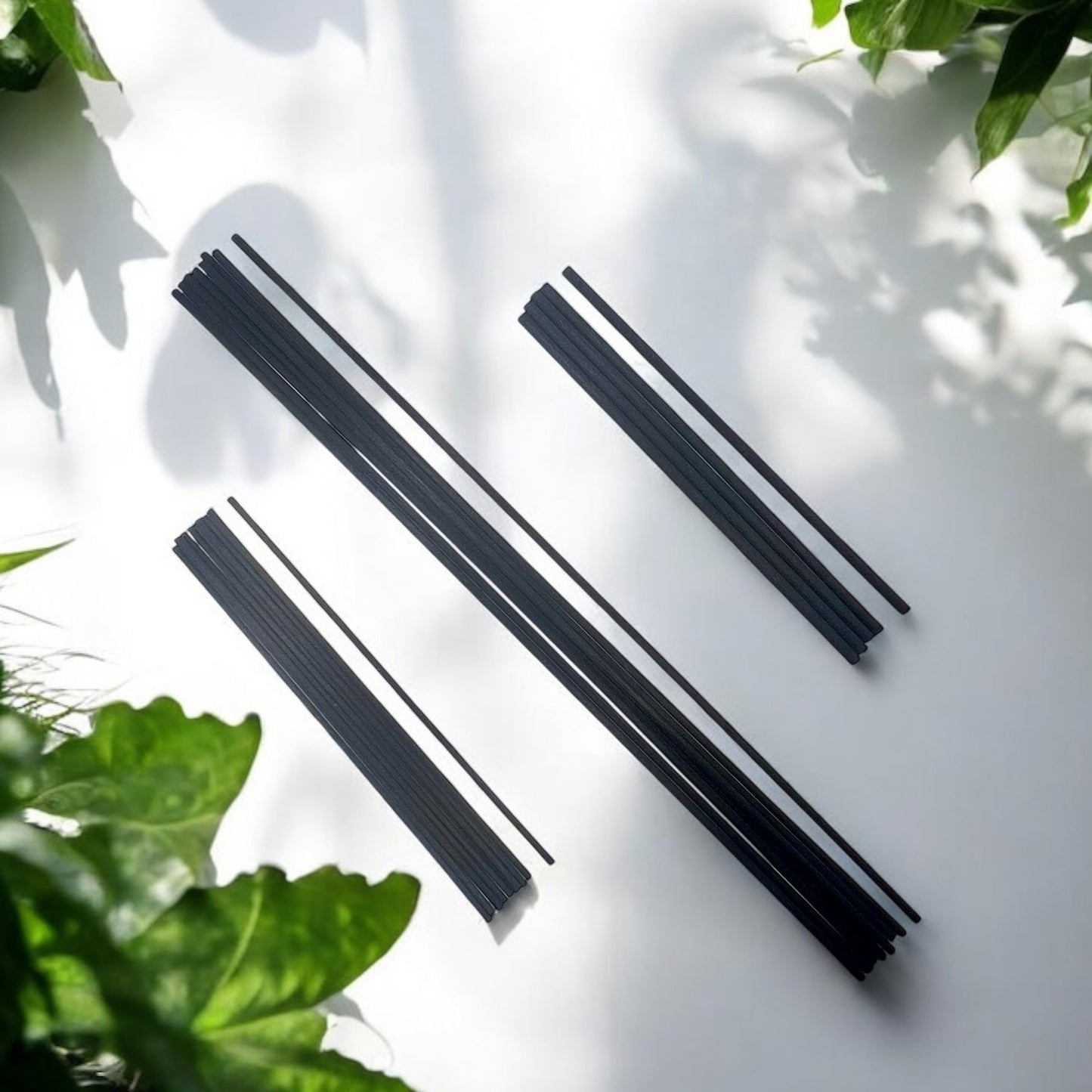 Black Reed Sticks for Reed Diffuser | Reeds Only (Two Sizes)