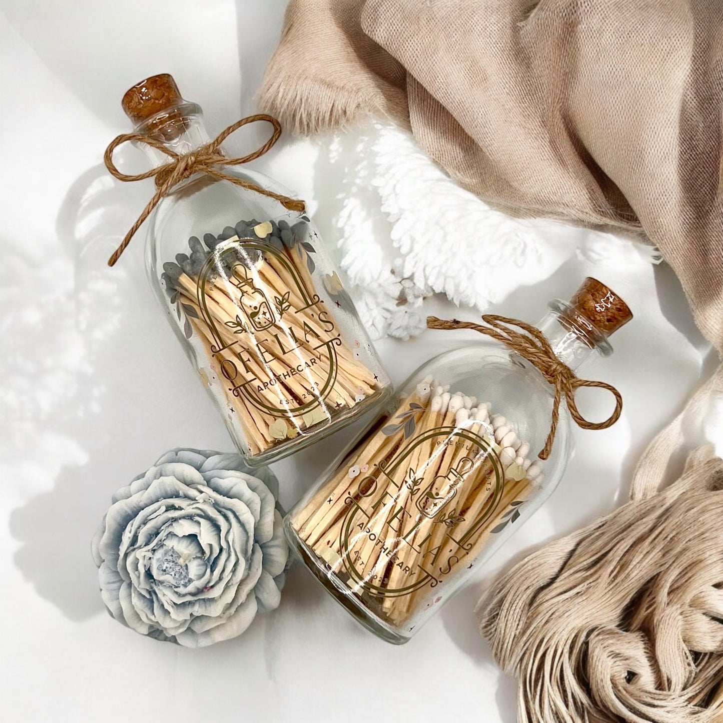 Luxury Matches in Cork Bottle & Striker