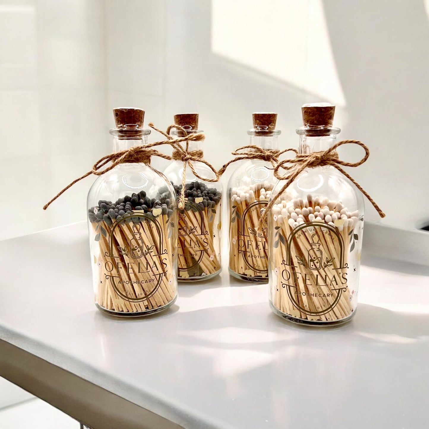 Luxury Matches in Cork Bottle & Striker