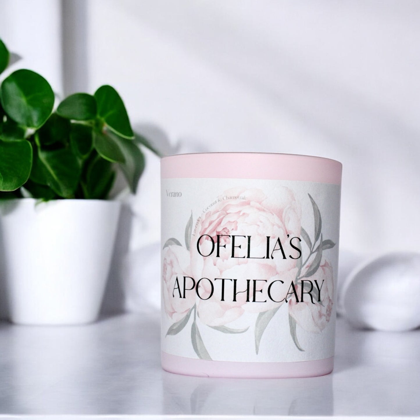 Scented Candle | Verano – Lavender, Coconut & Chamomile