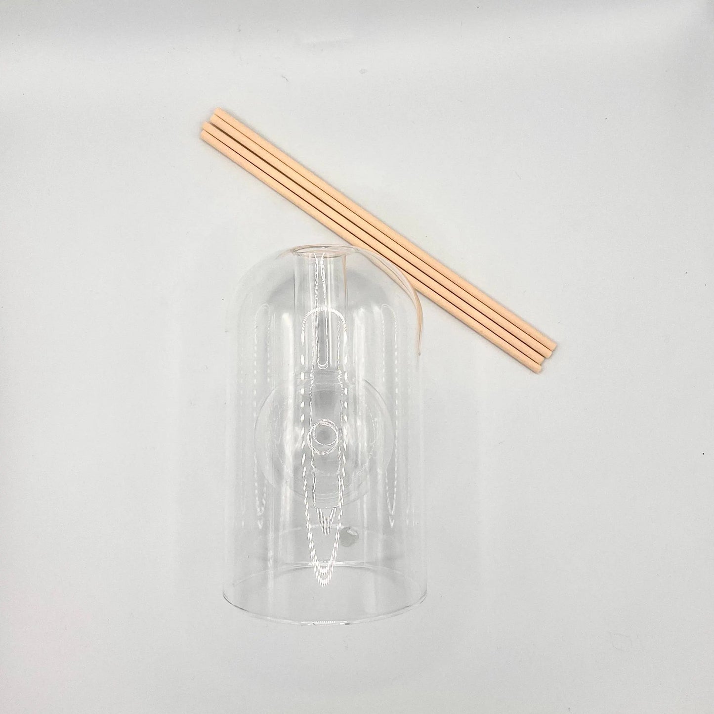 Elegant Clear Glass Reed Diffuser