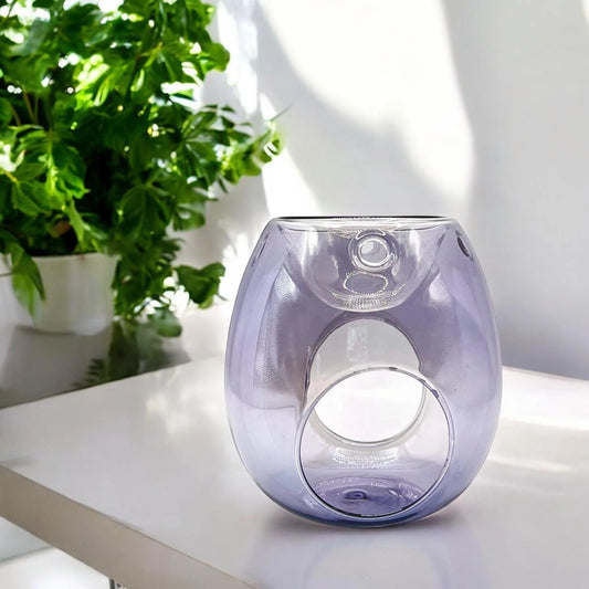 Pearl Glass Wax Melt Burner - Perfect for Wax Melts, Essential Oils & Fragrance Oils