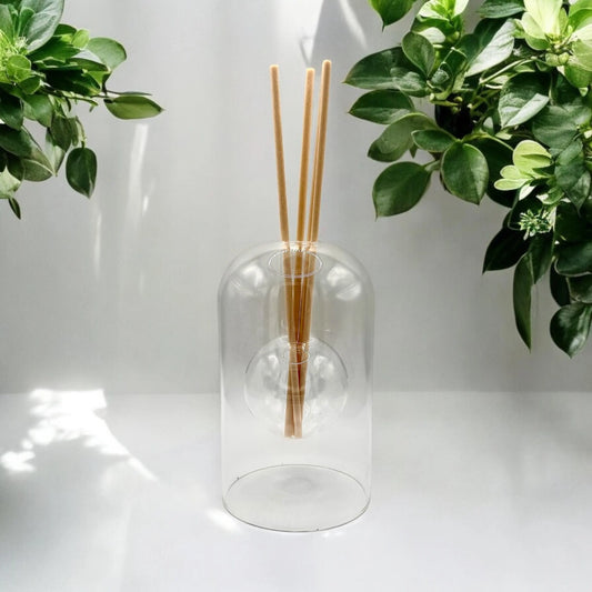 Elegant Clear Glass Reed Diffuser
