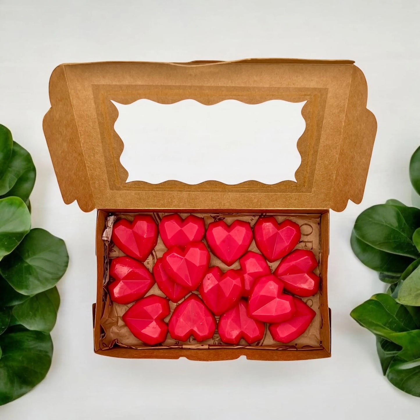Heart Shaped Soy Wax Melts - Spicy Scent